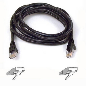 [A3L850-10-BLK-S/NEW] Belkin FastCAT 5e Patch Cable