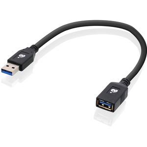 [G2LU3AMF/NEW] IOGEAR USB 3.0 Extension Cable Male to Female 12 Inch