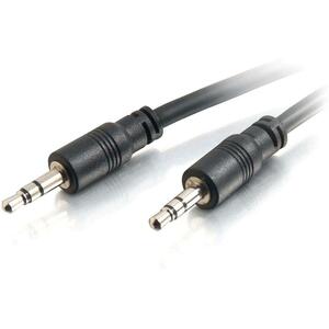 [40108/NEW] C2G 35ft CMG-Rated 3.5mm Stereo Audio Cable With Low Profile Connectors