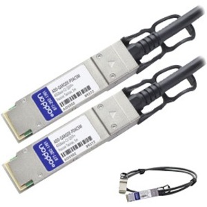 [ADD-QARQDE-PDAC5M/NEW] AddOn Arista Networks CAB-Q-Q-5M to Dell DAC-QSFP-40G-5M Compatible TAA Compliant 40GBase-CU QSFP+ to QSFP+ Direct Attach Cable (Passive Twinax, 5m)