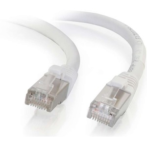 [00919/NEW] C2G-6ft Cat6 Snagless Shielded (STP) Network Patch Cable - White