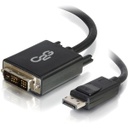 C2G 3ft DisplayPort to DVI Adapter Cable -DVI-D Single Link - Black