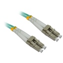 4XEM 7M AQUA Multimode LC To LC 50/125 Duplex Fiber Optic Patch Cable