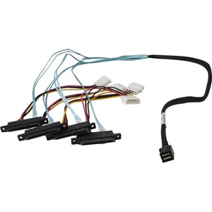 [8643-4SAS-1M/NEW] HighPoint 1 Meter Cable Length, SFF-8643 to Controller and 4x SFF-8482 to 4x SAS Drives