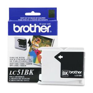 [LC51BK/NEW] Brother LC51BK Original Ink Cartridge