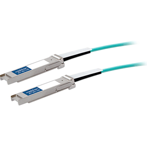 [MC2206310-010-AO/NEW] AddOn Mellanox MC2206310-010 Compatible TAA Compliant 40GBase-AOC QSFP+ to QSFP+ Direct Attach Cable (850nm, MMF, 10m)