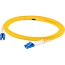 AddOn 1m ALC (Male) to ALC (Male) Yellow OS1 Duplex Fiber OFNR (Riser-Rated) Patch Cable