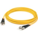 AddOn 20m ST (Male) to ST (Male) Yellow OS1 Duplex Fiber OFNR (Riser-Rated) Patch Cable