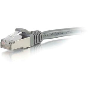 [00646/NEW] C2G-9ft Cat6a Snagless Shielded (STP) Network Patch Cable - Gray