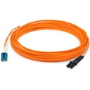 AddOn 1m LC (Male) to MT-RJ (Male) Orange OM1 Duplex Fiber OFNR (Riser-Rated) Patch Cable