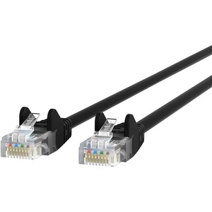 [A3L980B03-BLK-S/NEW] Belkin Cat.6 Snagless Patch Cable