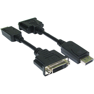 [4XDPMDVIFA10/NEW] 4XEM 10 inch DisplayPort Male To DVI-I Female Adapter Cable