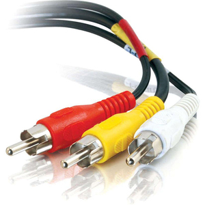 [40449/NEW] C2G 12ft Value Series Composite Video + Stereo Audio Cable