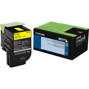 [80C10Y0/NEW] Lexmark Unison 801Y Toner Cartridge