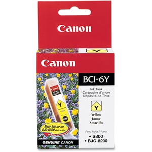 [4708A003/NEW] Canon BCI-6Y Original Ink Cartridge