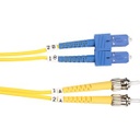 Black Box Single-Mode Value Line Patch Cable, ST-SC, 2-m (6.5-ft.)