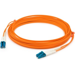 [ADD-LC-LC-3M6MMF/NEW] AddOn 3m LC (Male) to LC (Male) Orange OM1 Duplex Fiber OFNR (Riser-Rated) Patch Cable