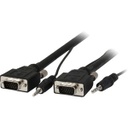 Comprehensive Pro AV/IT Series VGA w/Audio HD15 pin Plug to Plug Cable 100ft