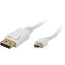 Comprehensive Mini DisplayPort Male to DisplayPort Male Cable 15ft