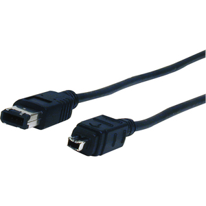 [FW6P-FW4P-6ST/NEW] Comprehensive Standard Series IEEE 1394 Firewire 6 pin plug to 4 pin plug cable 6ft