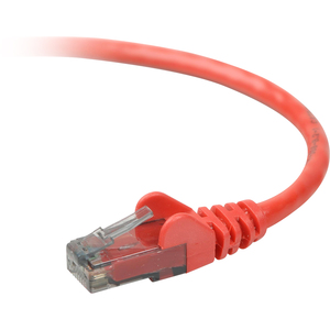 [A3L980-04-RED-S/NEW] Belkin Cat.6 Patch Cable