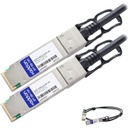 AddOn Cisco QSFP-H40G-CU1M Compatible TAA Compliant 40GBase-CU QSFP+ to QSFP+ Direct Attach Cable (Passive Twinax, 1m)