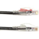 Black Box GigaBase 3 CAT5e 350-MHz Lockable Patch Cable (UTP), Black, 5-ft. (1.5-m)