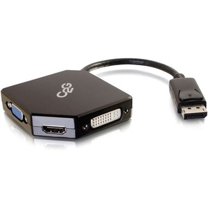 [54340/NEW] C2G DisplayPort to HDMI, VGA, or DVI Adapter Converter