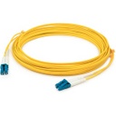 AddOn 0.5m LC (Male) to LC (Male) Yellow OS1 Simplex Fiber OFNR (Riser-Rated) Patch Cable