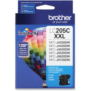 [LC205C/NEW] Brother Genuine Innobella LC205C Super High Yield Cyan Ink Cartridge