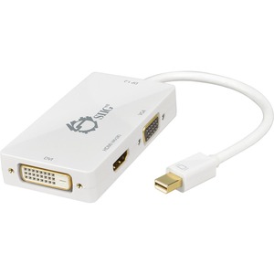 [CB-DP1H11-S1/NEW] SIIG Mini DisplayPort 1.2 to 4K HDMI/DVI/VGA Conversion Adapter