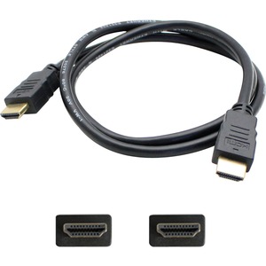 [HDMI2HDMI15F-5PK/NEW] AddOn 5-Pack of 15ft HDMI Male to Male Black Cables