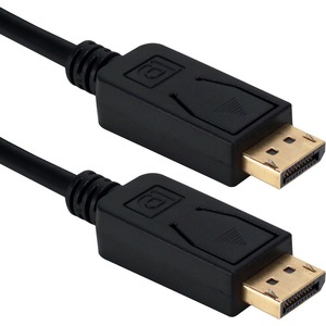 [DP-03/NEW] QVS 3ft DisplayPort Digital A/V Cable with Latches