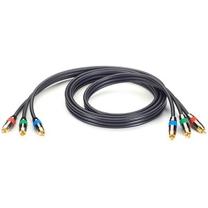 [VCB-3RCA-0003/NEW] Black Box Component Video Cable - (3) RCA on Each End, 3-ft. (9.8-m)