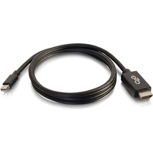 [54420/NEW] C2G 3ft Mini DisplayPort to HDMI Adapter Cable - Black - TAA