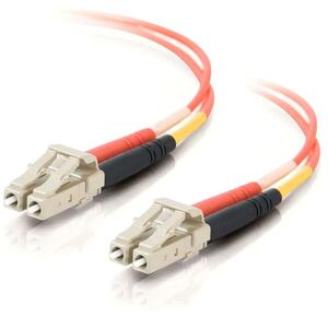 [33173/NEW] C2G 2m LC-LC 62.5/125 Duplex Multimode OM1 Fiber Cable - Orange - 6ft