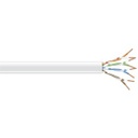 Black Box Black Box Connect Cat6 250 MHz Solid Bulk Cable - UTP, Plenum, White, 1000 ft.