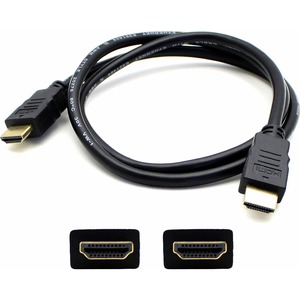 [HDMIHSMM3/NEW] AddOn 3ft HDMI Male to Male Black Cable