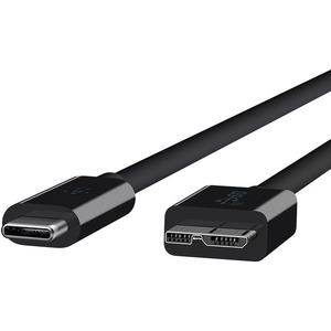 [B2C008-1M-BLK/NEW] Belkin Sync/Charge Micro-USB/USB Data Transfer Cable