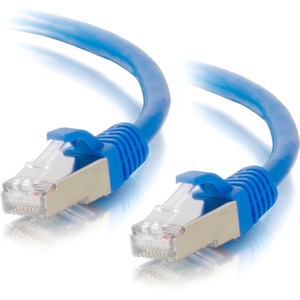 [00674/NEW] C2G 3ft Cat6a Snagless Shielded (STP) Network Patch Cable - Blue