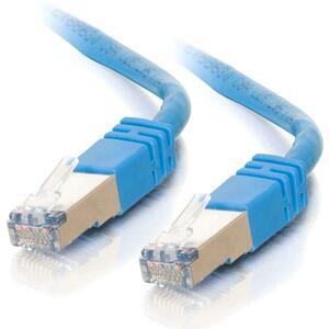 [27251/NEW] C2G-7ft Cat5e Molded Shielded (STP) Network Patch Cable - Blue