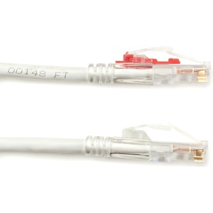 [C5EPC70-WH-10/NEW] Black Box GigaBase 3 CAT5e 350-MHz Lockable Patch Cable (UTP), White, 10-ft. (3.0-m)