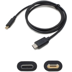 [USBC2MUSB21MB/NEW] AddOn 1m USB 3.1 (C) Male to Micro-USB 2.0 (B) Male Black Adapter Cable