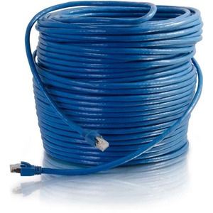 [43167/NEW] C2G 50ft Cat6 Snagless Solid Shielded Network Patch Cable - Blue