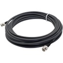 AddOn 6.6ft BNC (Male) to BNC (Male) Black Coaxial Simplex Plenum-Rated Copper Patch Cable