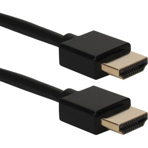 [HDT-6F/NEW] QVS 6ft High Speed HDMI UltraHD 4K with Ethernet Thin Flexible Cable