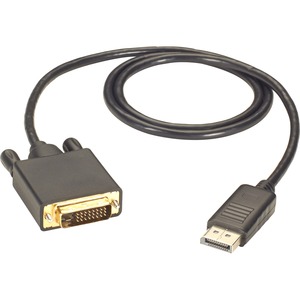 [EVNDPDVI-0015-MM/NEW] Black Box DisplayPort to DVI Cable - Male to Male, 15-ft. (4.5-m)