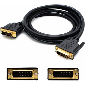 [DVID2DVIDSL15F/NEW] AddOn 15ft DVI-D Male to Male Black Cable