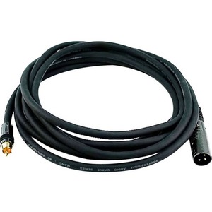 [4779/NEW] Monoprice 15ft Premier Series XLR Male to RCA Male 16AWG Cable (Gold Plated)