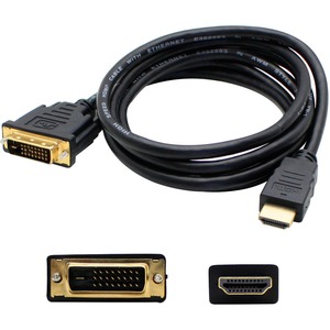 [HDMI2DVIDS-5PK/NEW] AddOn 5-Pack of 6ft HDMI Male to DVI-D Male Black Adapters